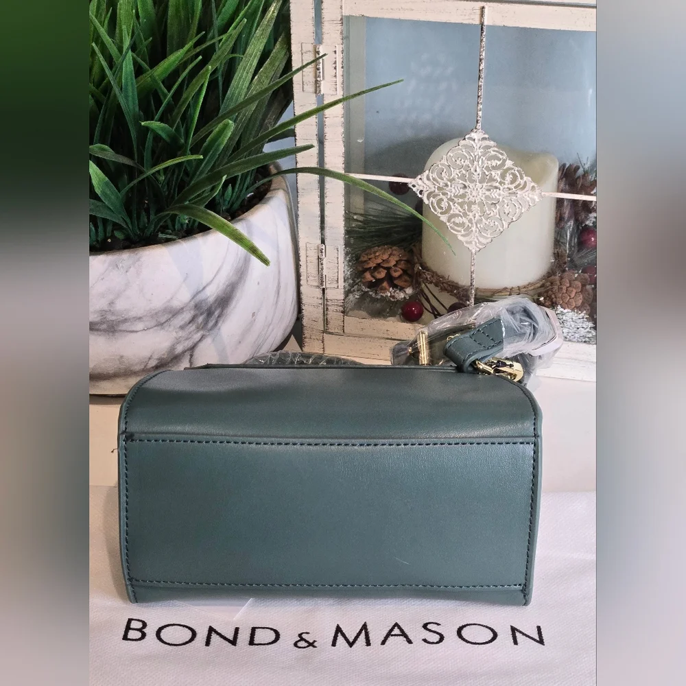 Bond & Mason "The Kimberley" Teal/Green Bag - Picture 7 of 11
